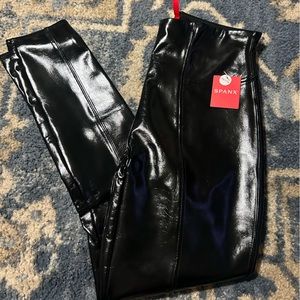 Spanx leather leggings